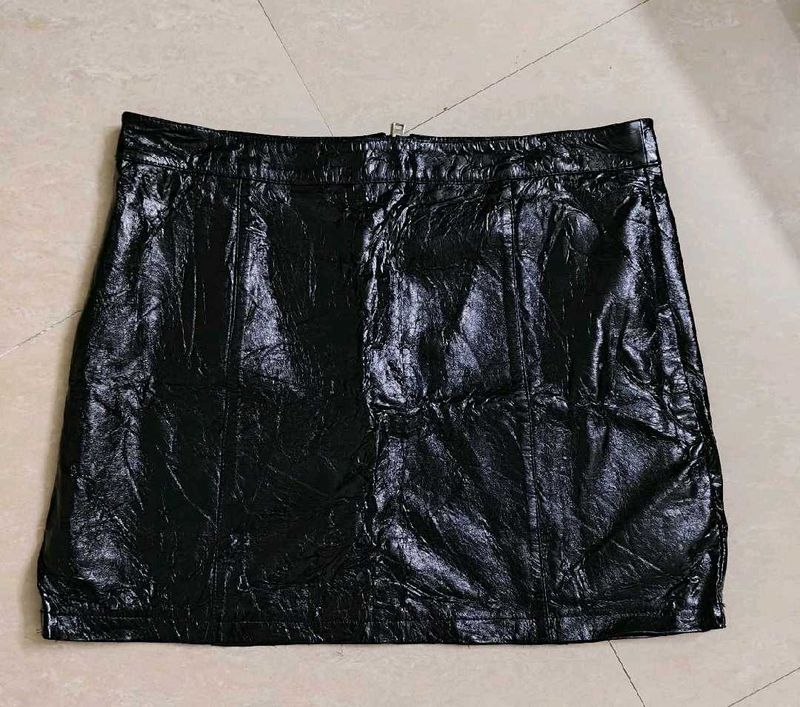 Black Mini Skirt + top