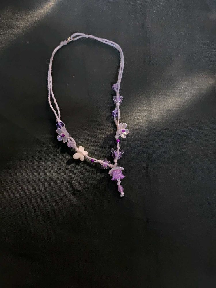 Floral Beaded Necklace