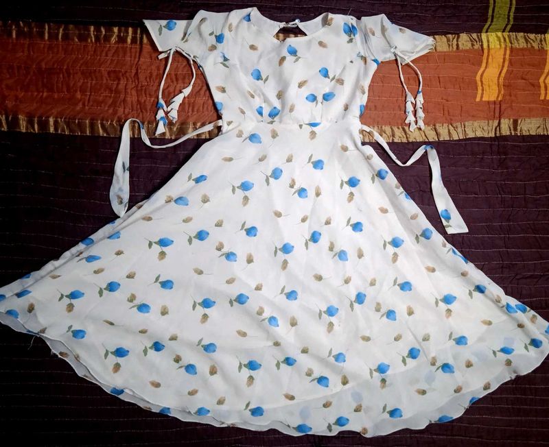 Floral Print Anarkali