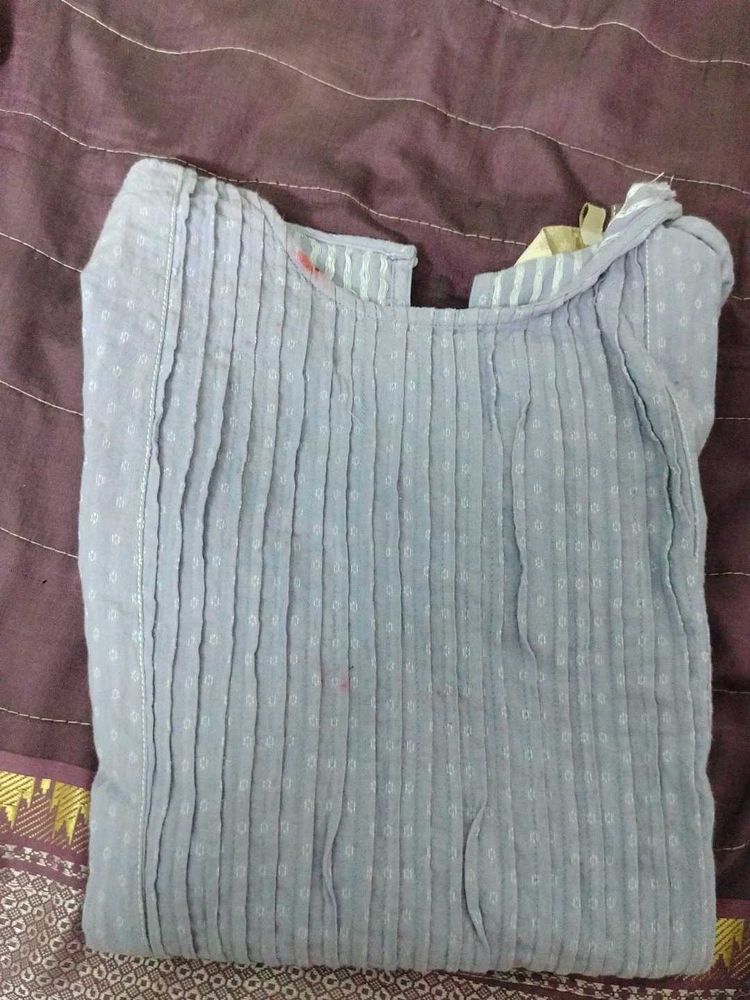 Vintage Pleated Polka Dot Top