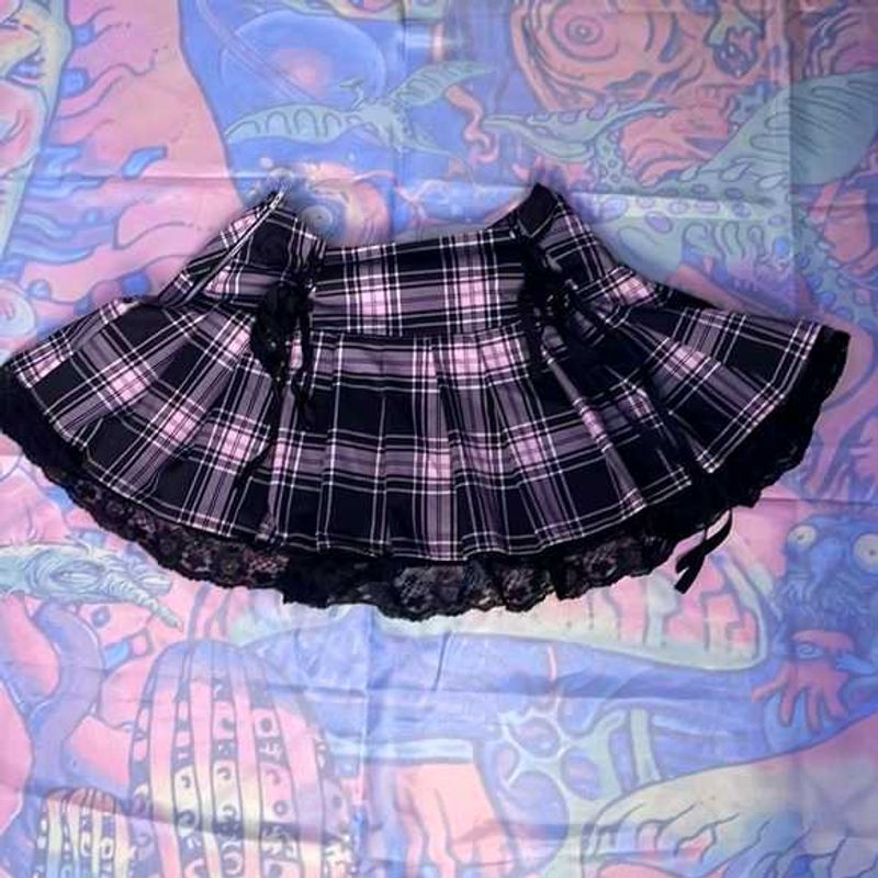 Burger Bae Corset Gothic Tennis Skirt