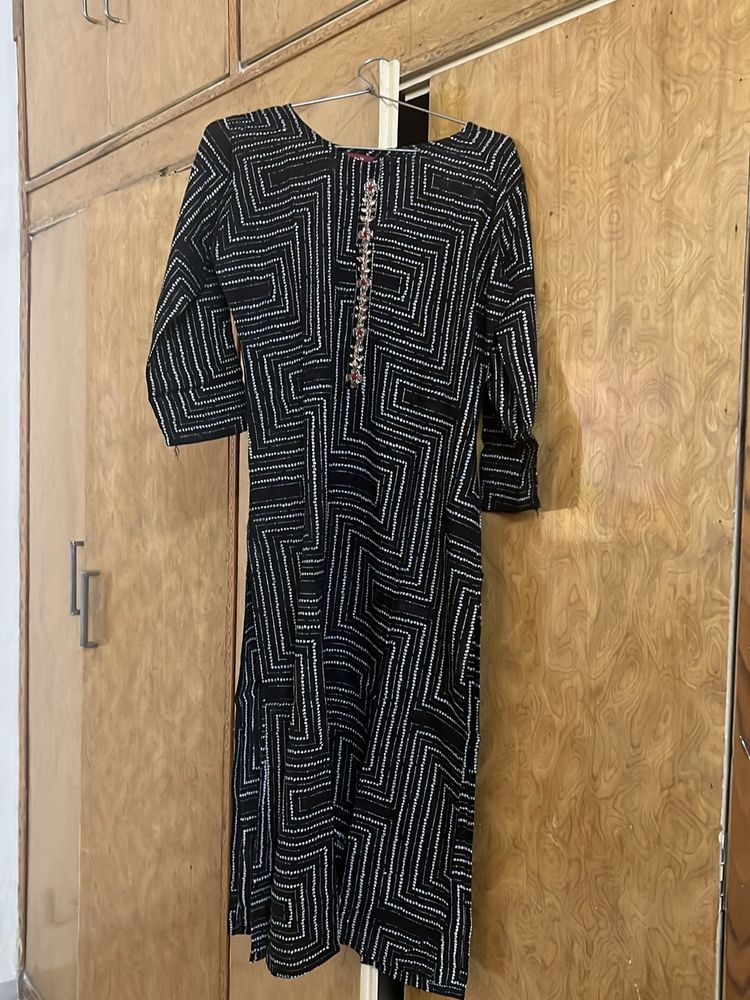 Beautiful Chunri Print Cotton Kurta