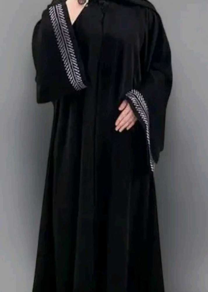 Elegant Embroidered Abaya