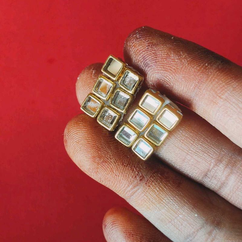 🧡Handmade Kundan Earring 🧡
