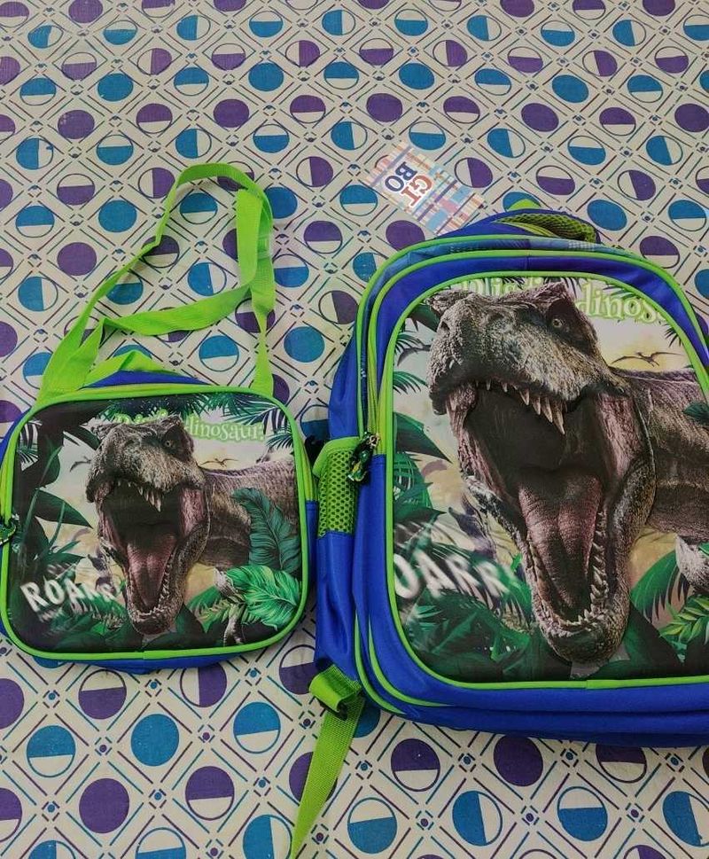 Dinosaur Backpack &amp; Lunchbox Set