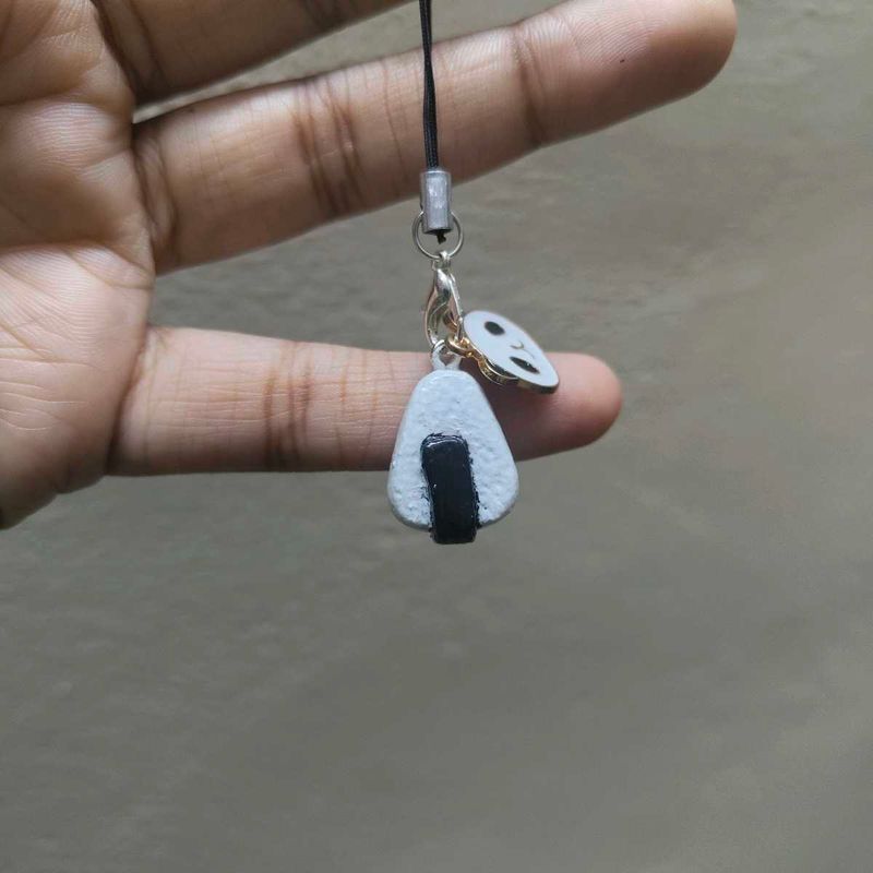 🍙Onigiri - Rice ball &amp; 🐼 Phone Charm