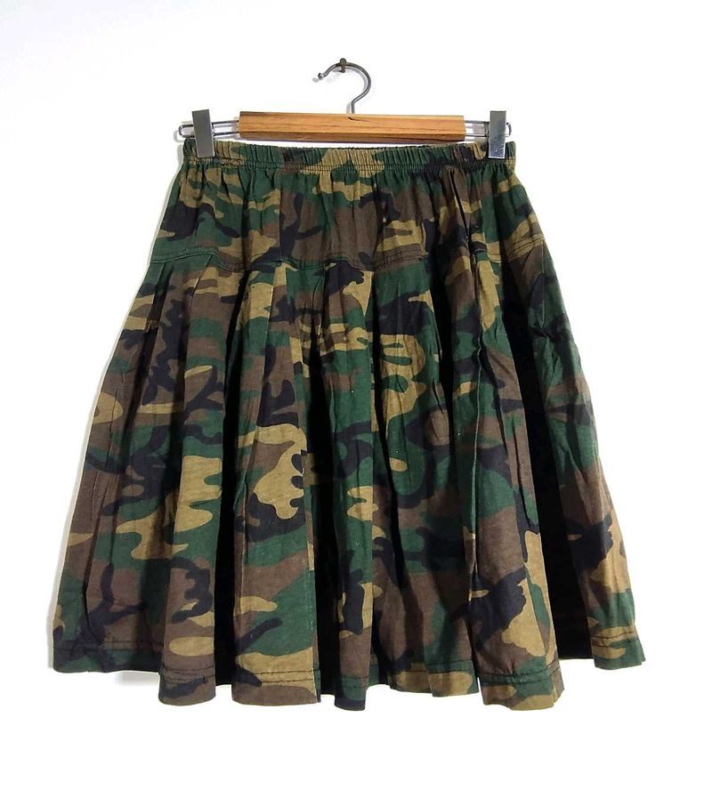 Olive Camouflaged Skirt (Women&#39;s)