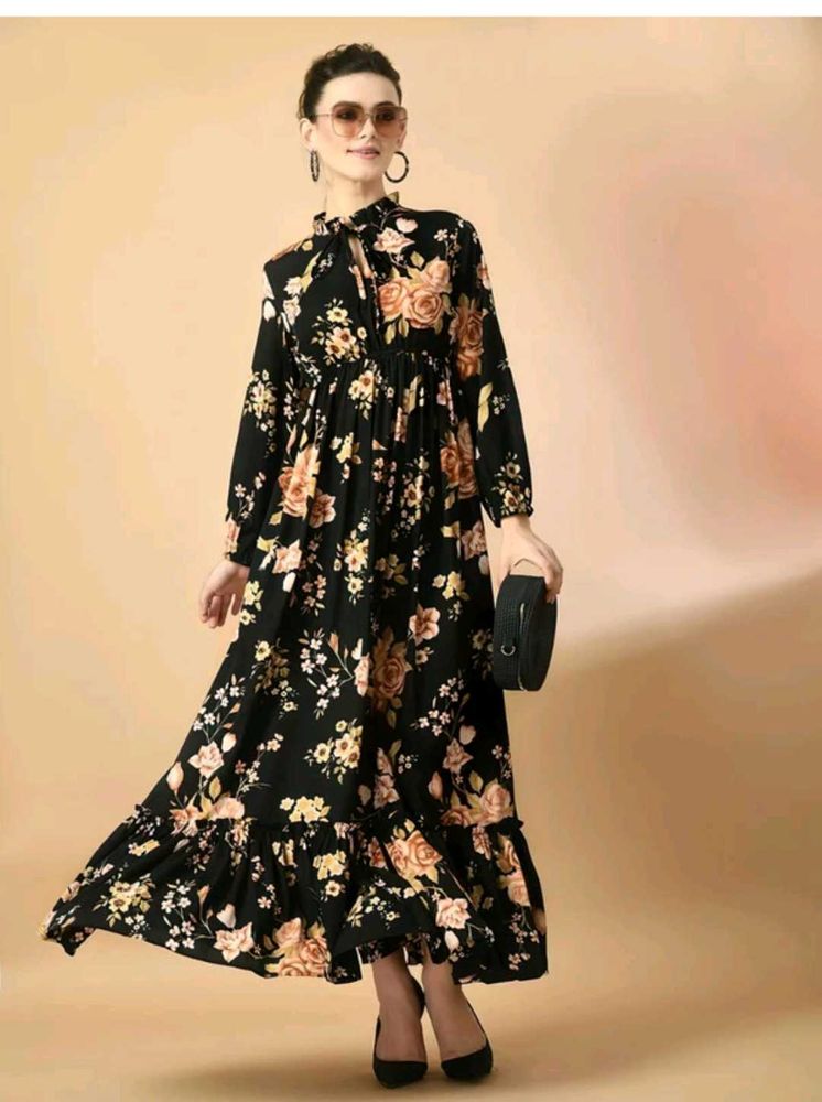 Floral Print Maxi Dress