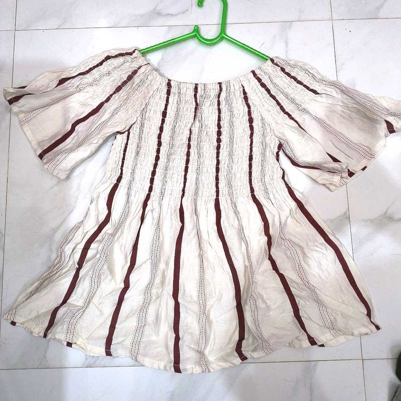 Off Shoulder Stretchable Top