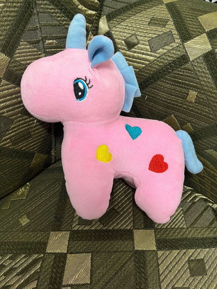 Pink Unicorn Plushie