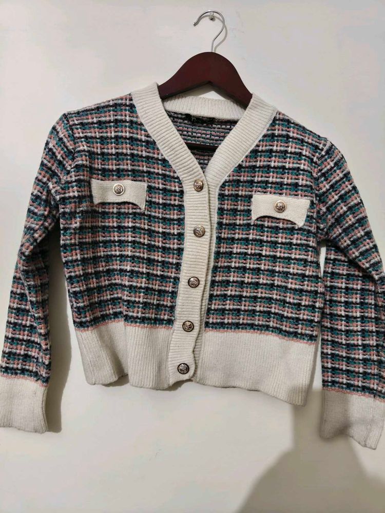 Crop Imported winter sweater