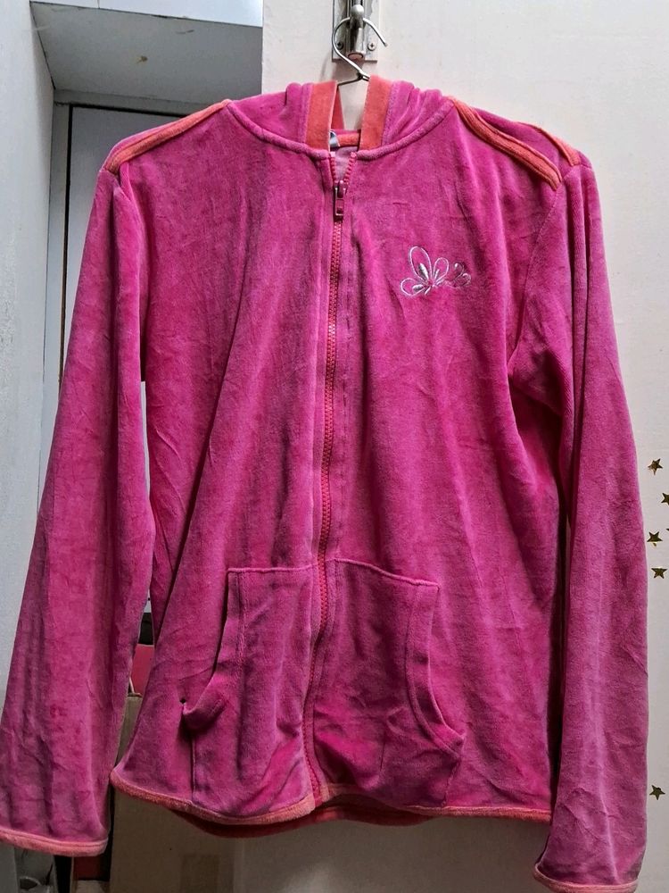 Girl Jacket And Surpise Gift Waiting You