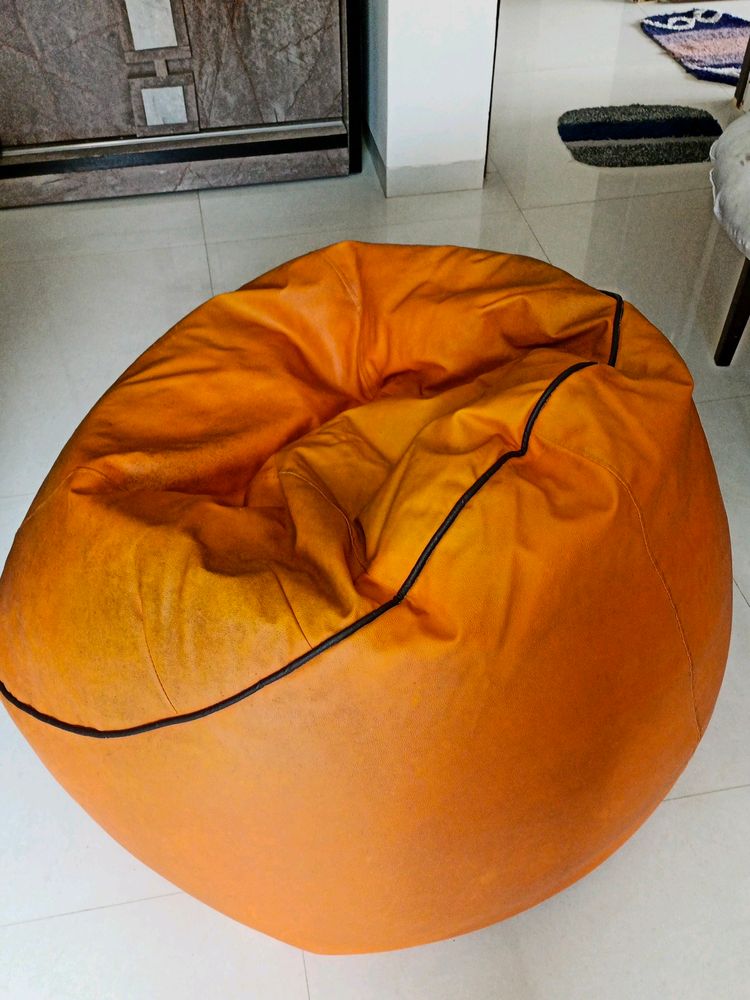 selling bean bag orange color