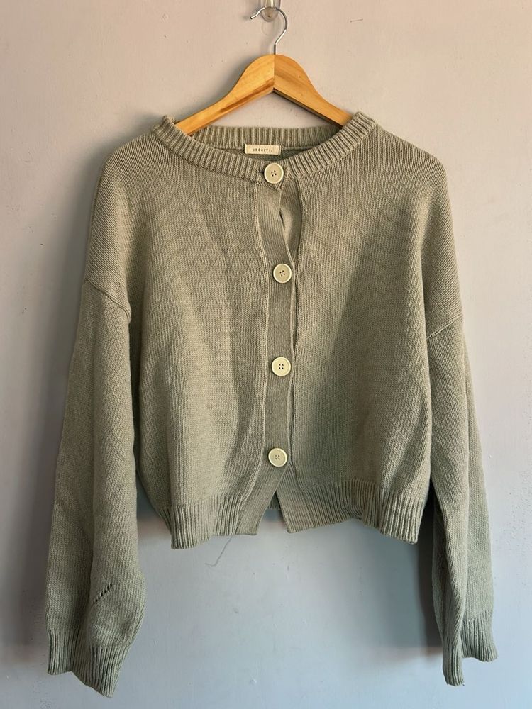 Sage Green Cardigan