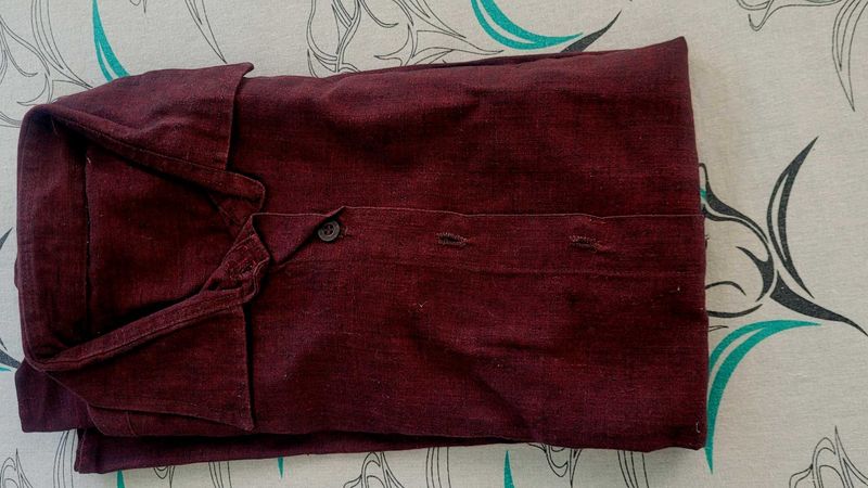 Maroon Formal Shirt