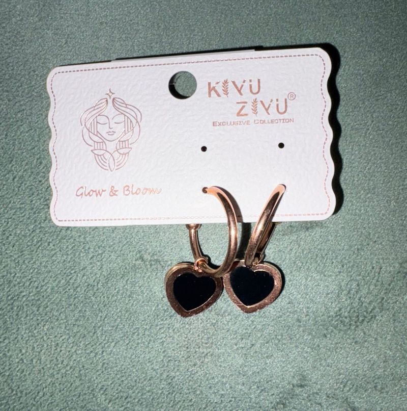 Reversible(AntiTarnish)Half Hoop Earrings