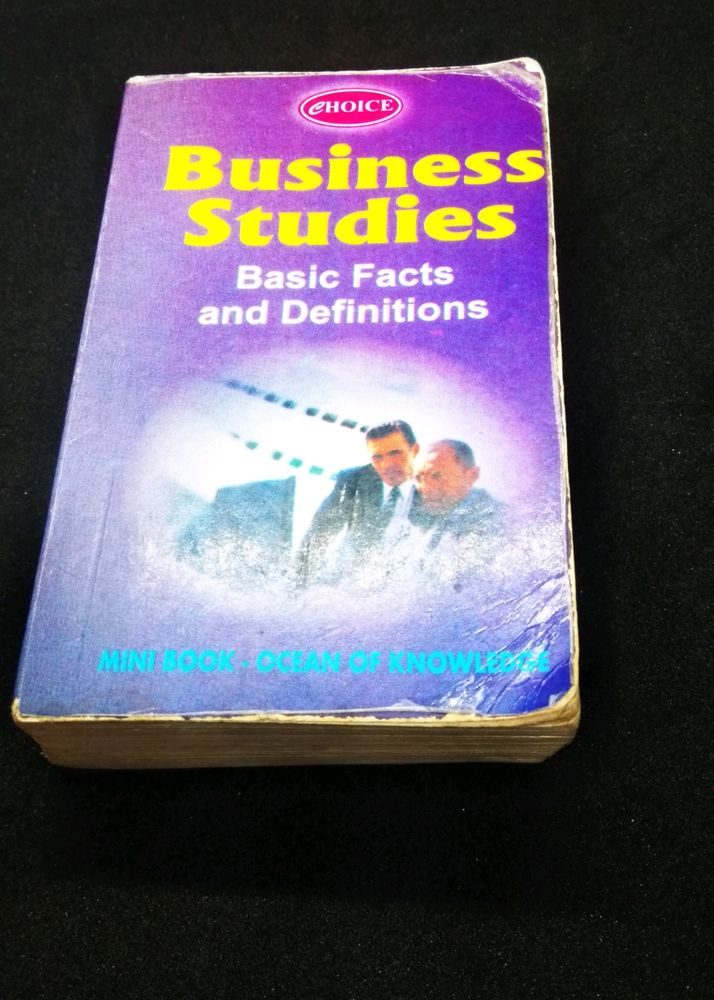 Mini Textbook On Business Studies