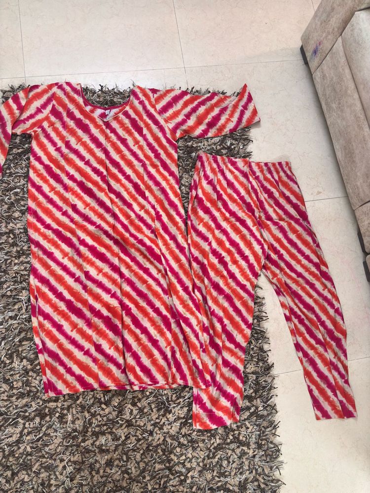 Striped Kurta with pants