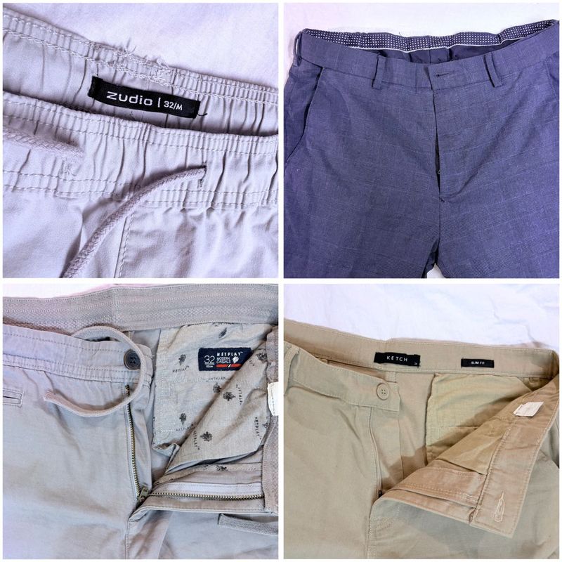 Four Branded Pants From Myntra