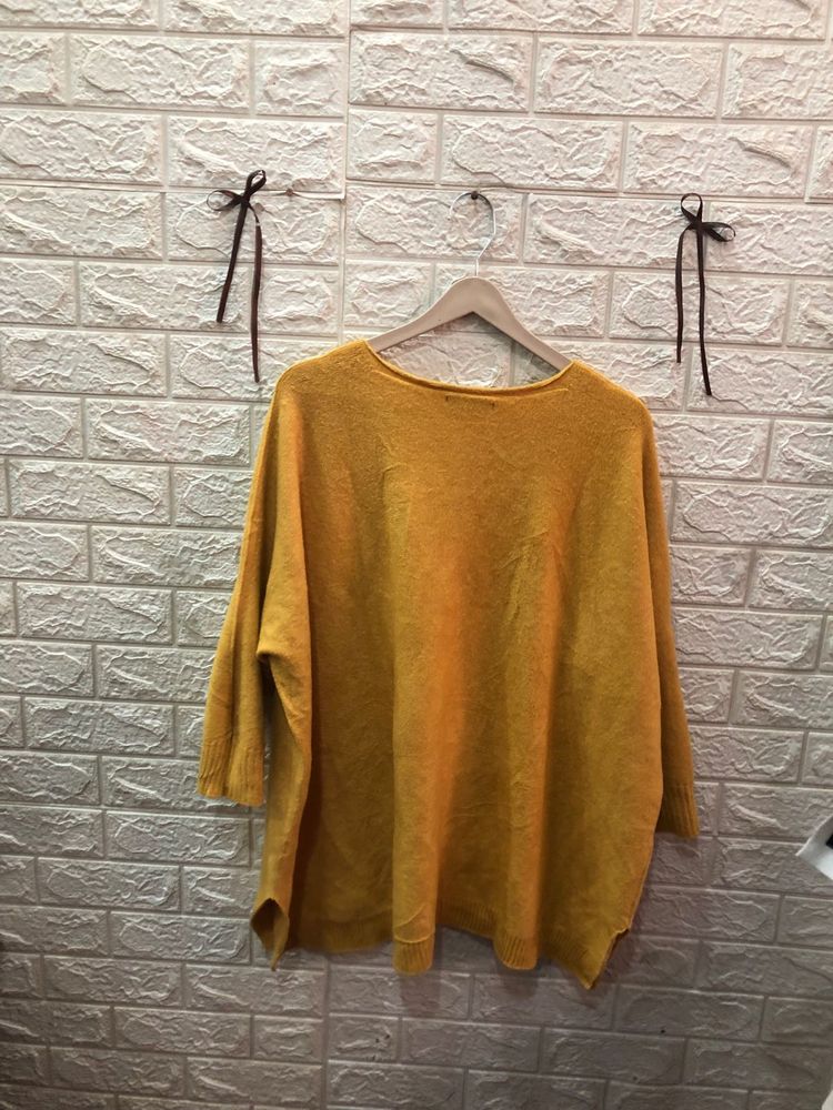 Mustard Yellow Knit Sweater