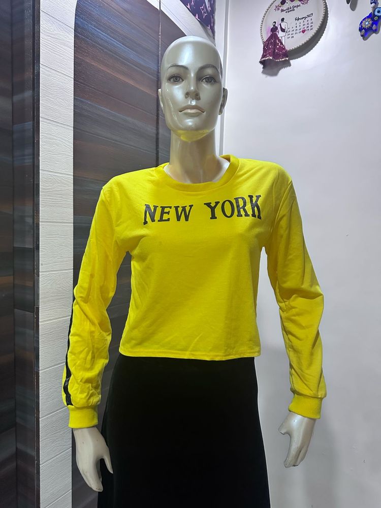 Yellow &#39;New York&#39; Tee