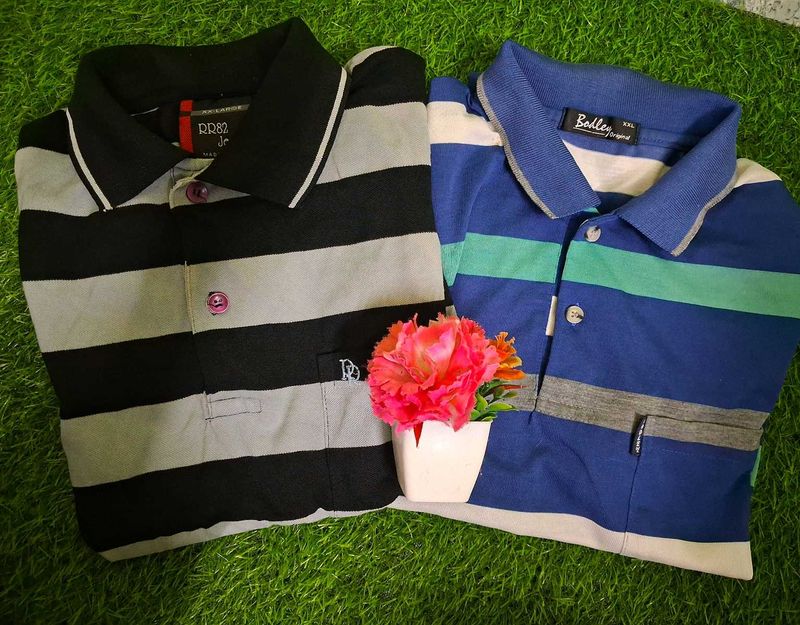 Striped Polo Shirts - Bundle Deal!