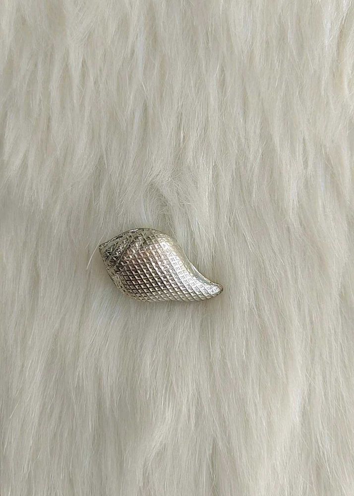 Pure Silver Seashell For Pooja Used ( Shunk)