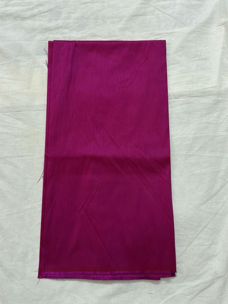 💝Bold Magenta Slub Cotton Bottom Fabric