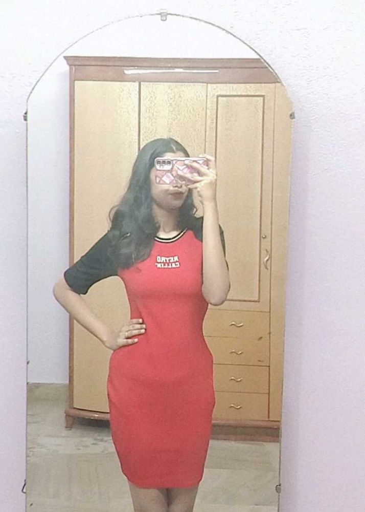 Red Bodycon Mini Dress