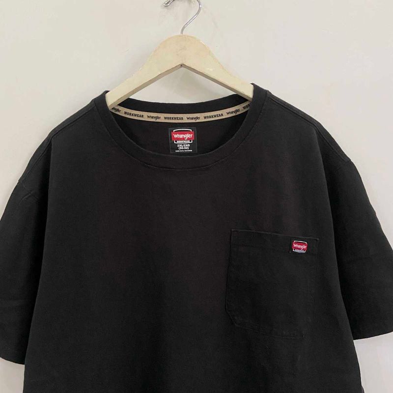 Wrangler Black Pocket Tee