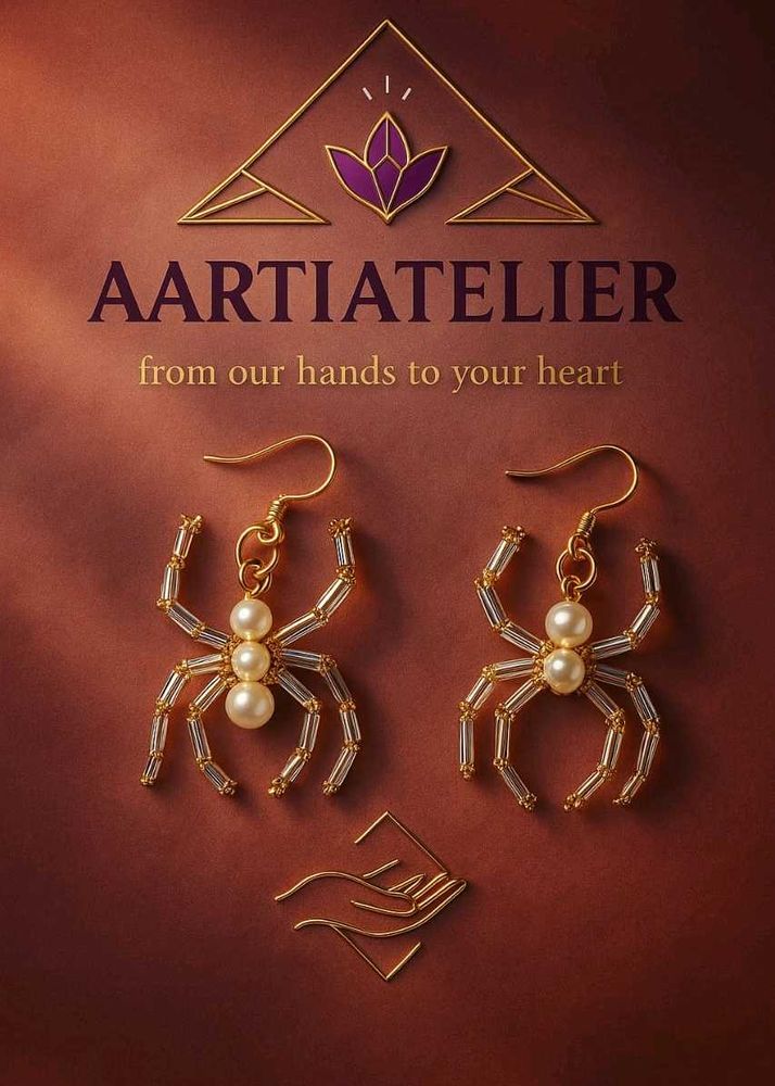 Aartiatelier Spider Earrings 🕷