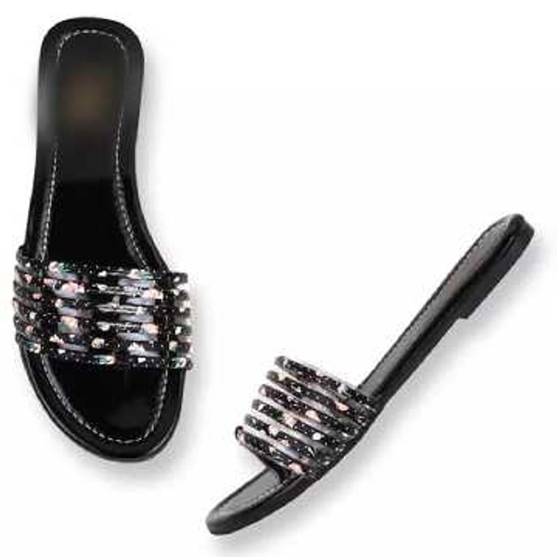 STYLISH BLACK FLAT🖤