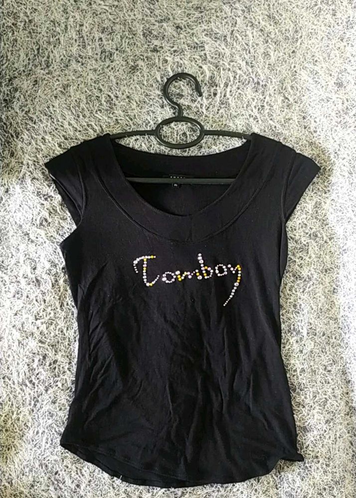 Black Tomboy Tee