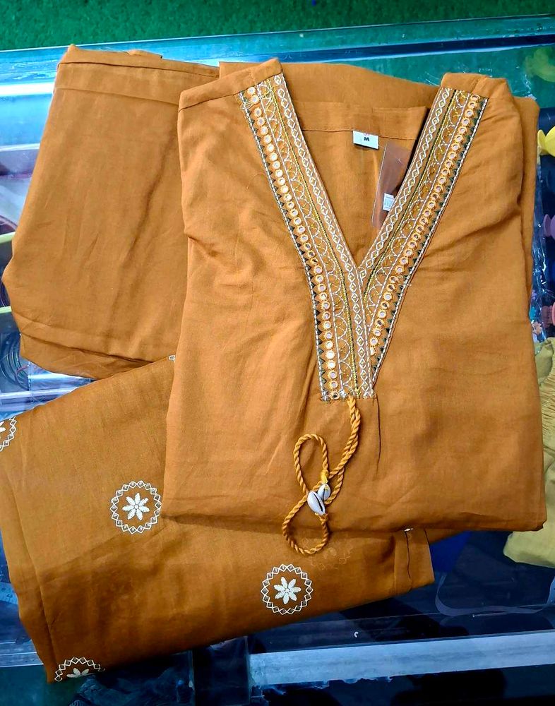 Elegant Embroidered Kurta Set