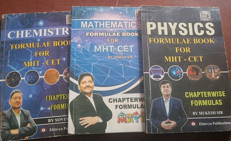 MHT-CET Formula Books (Set of 3)