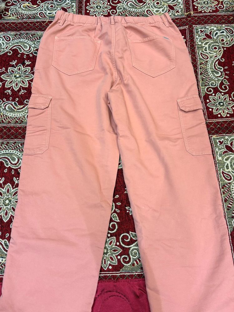 Pink Cargo Pants