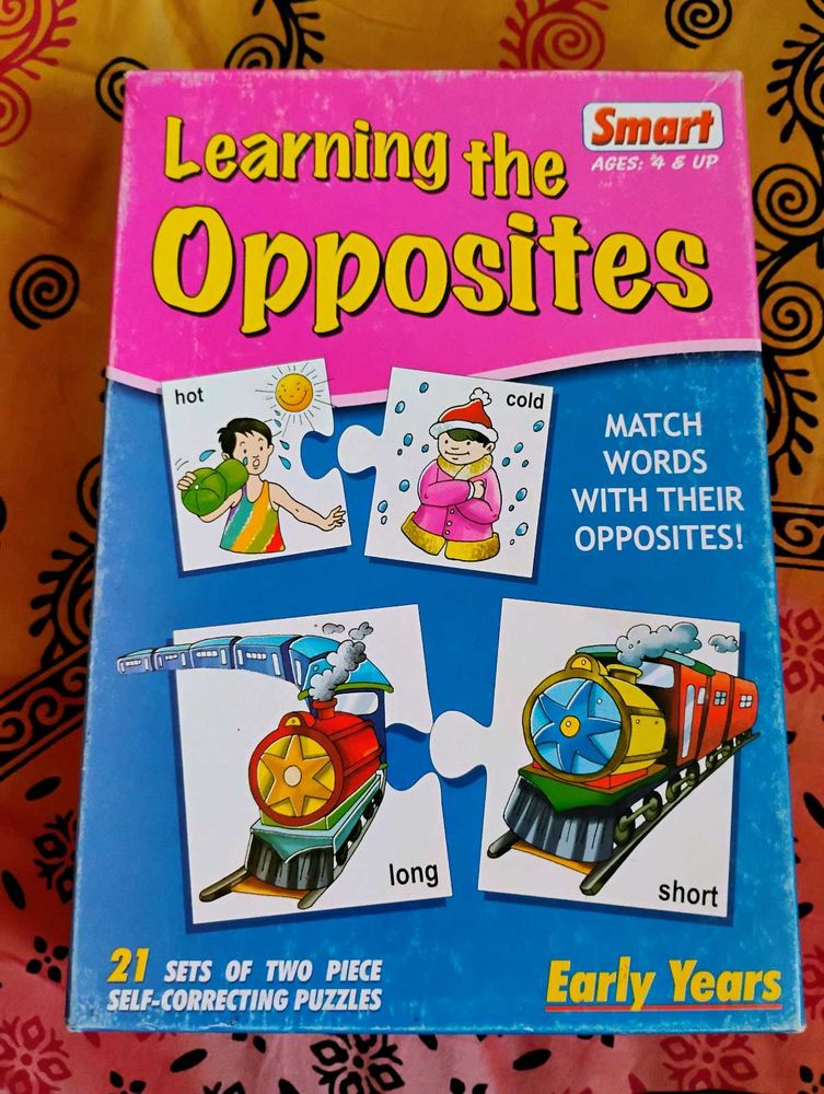 Kids Learning Opposites Puzzle
