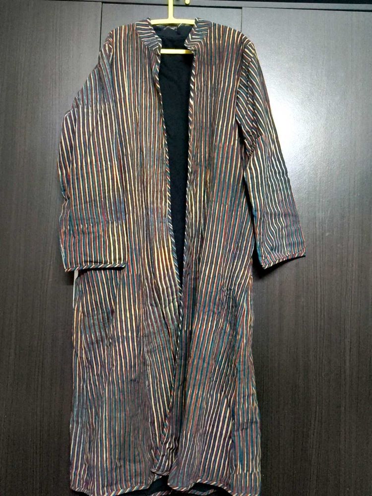 Front Open Long Shrug/Coat