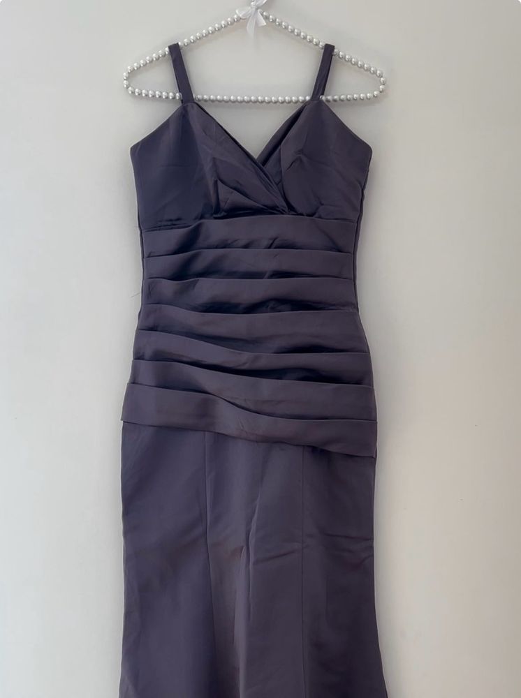 Pale Periwinkle Prom Gown