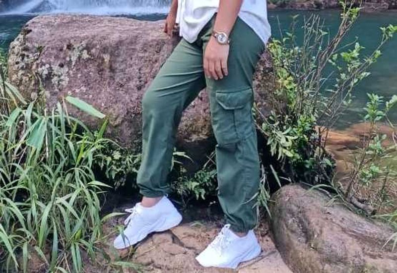 Cargo Pant And Adidas Track Pants