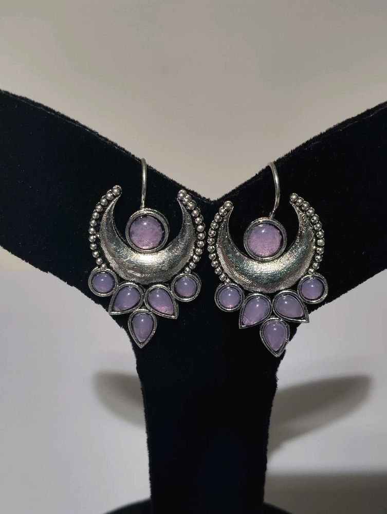 Boho Crescent Moon Earrings