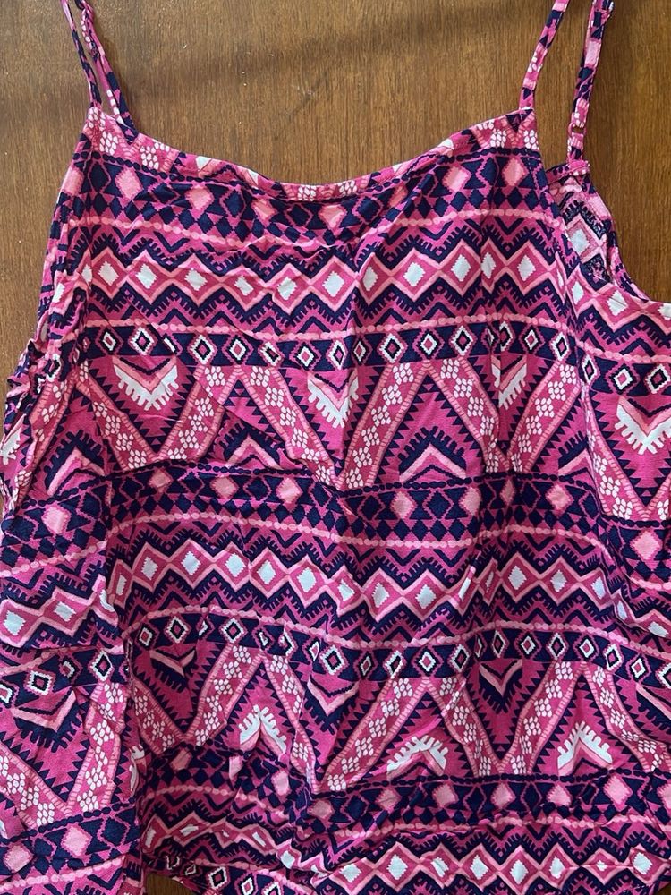 Patterned Tank Top