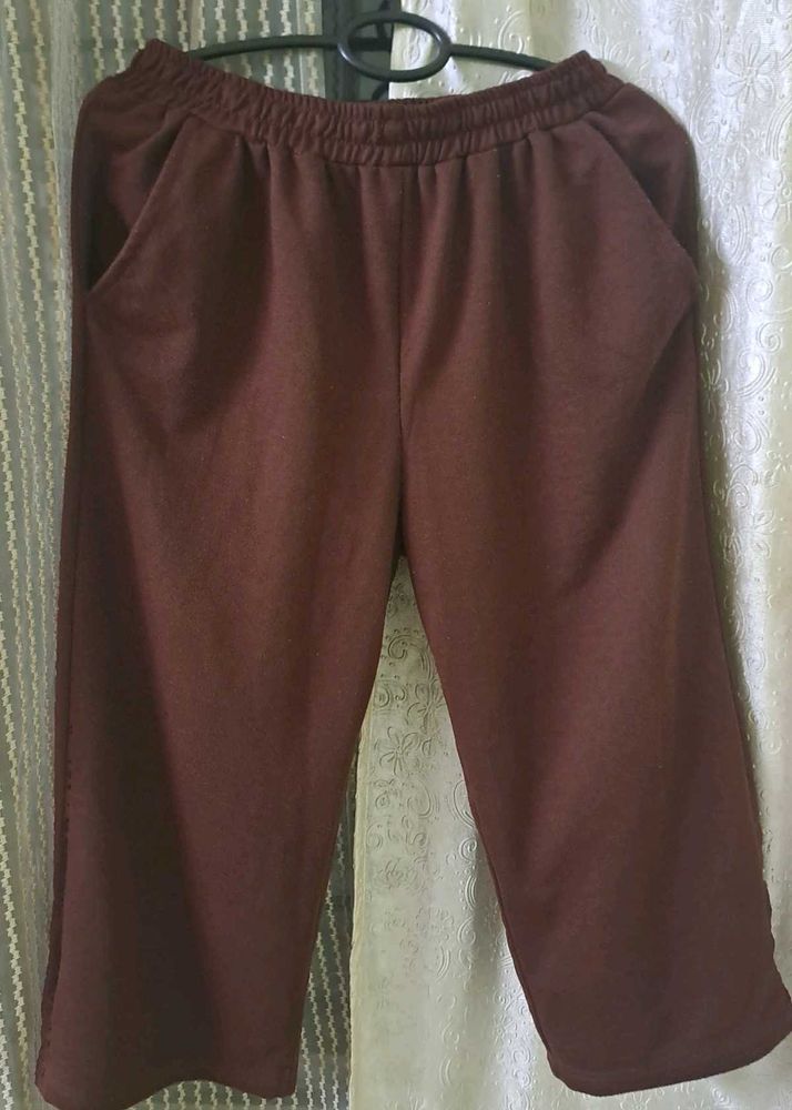 Brown Casual Lower Pants