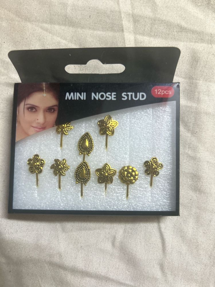 Mini Nose Stud 9 Pcs
