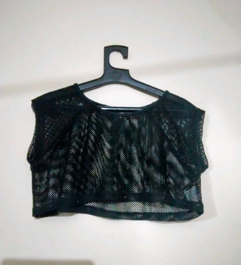 Mesh Crop Top