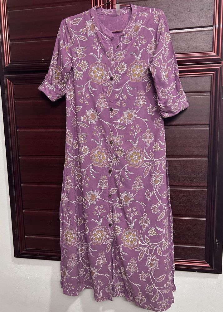 Floral A-line Kurta