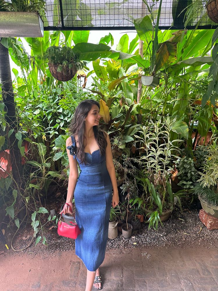 Denim Midi Dress