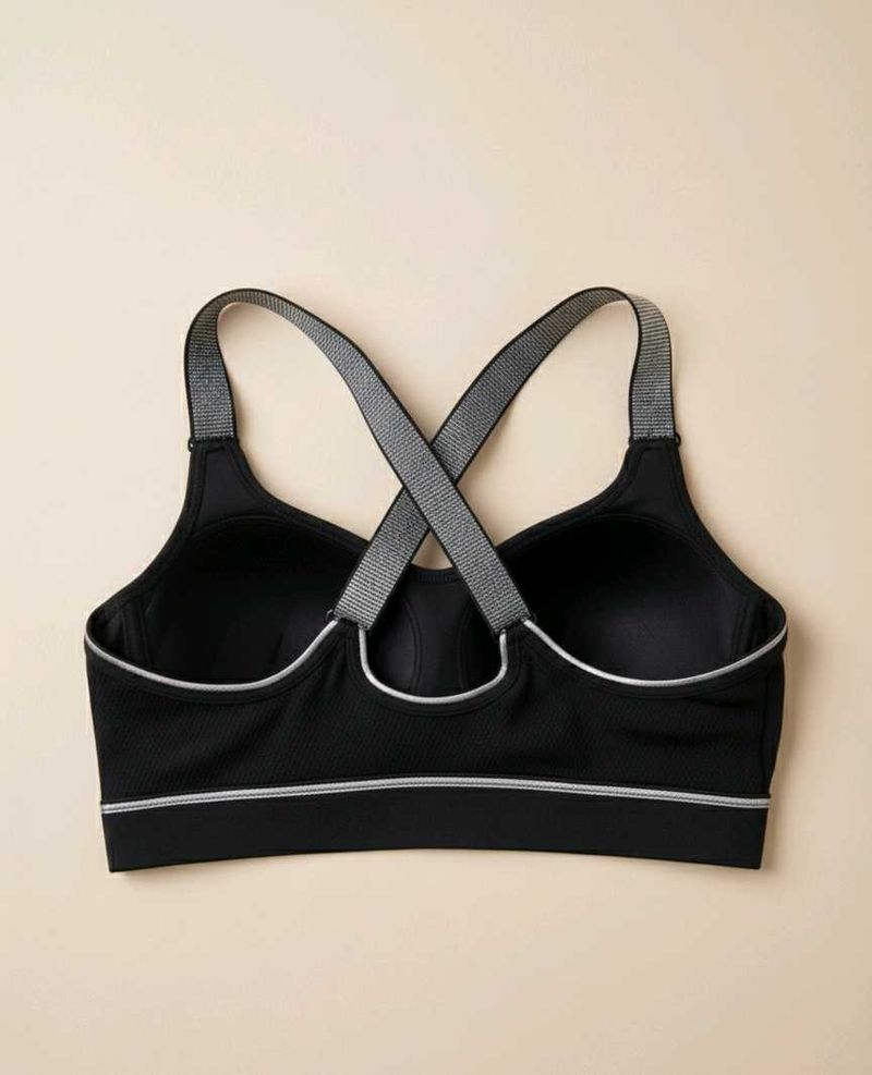 Comfortable Black Sports Bra