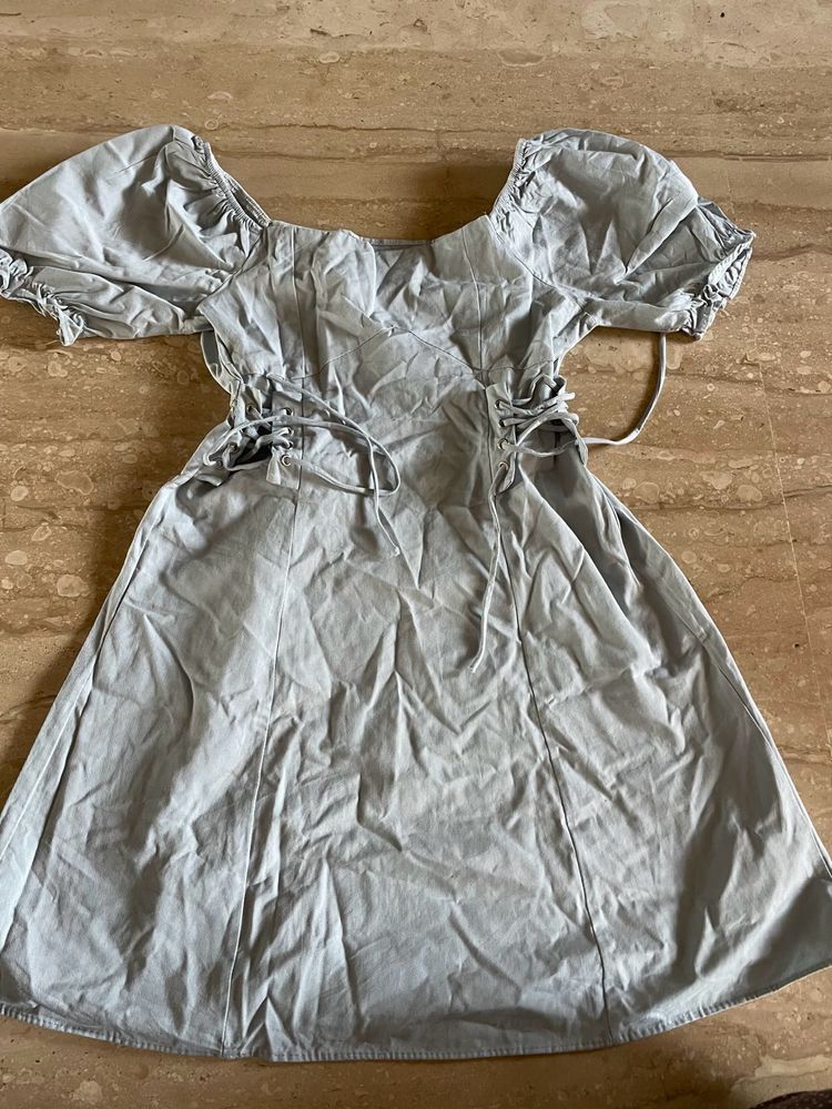 Blue Cowboy Dress Small