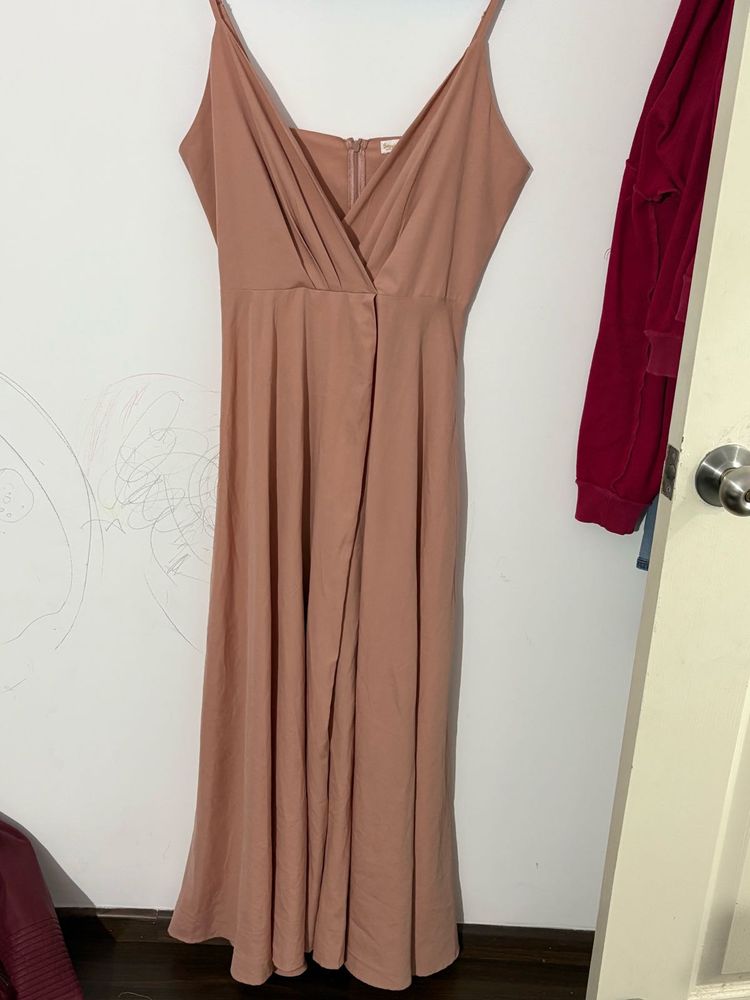 Elegant Blush Maxi Dress